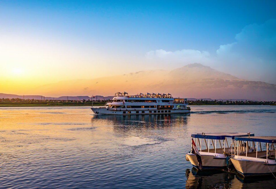 Ancient temples along the Nile River